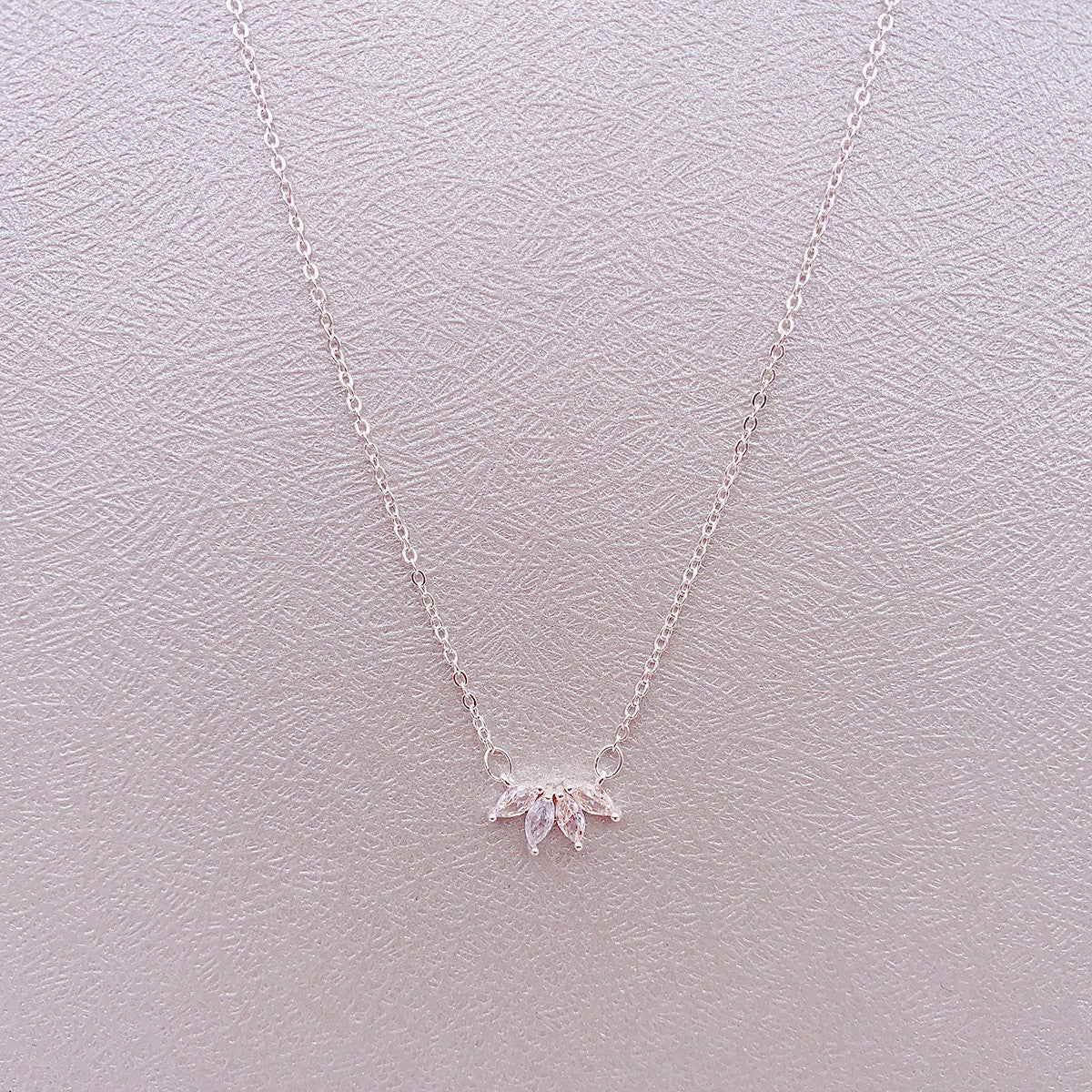 Women's Lotus Flower Pendant Necklace