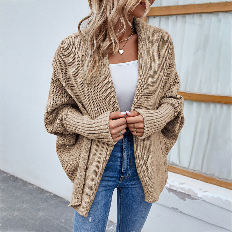 Women's Knitted Batwing Cardigan