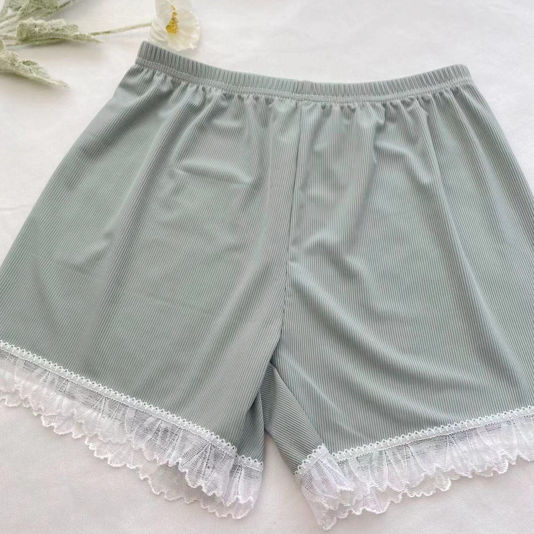 Women's Summer Ice Silk Lace Shorts