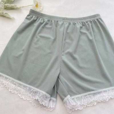 Women's Summer Ice Silk Lace Shorts