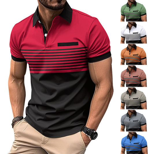 Men's Striped Casual Shirt