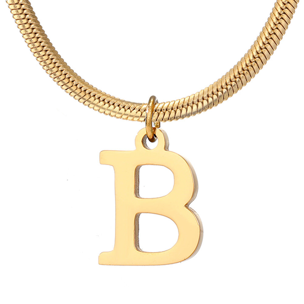 Women's A-Z Letter Pendant Necklace