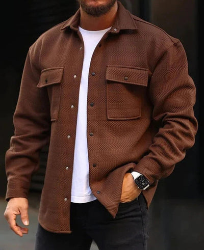Men's Polo Collar Work Coat