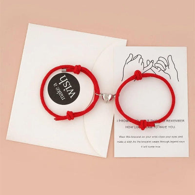 Nylon Magnetic Love Bracelet