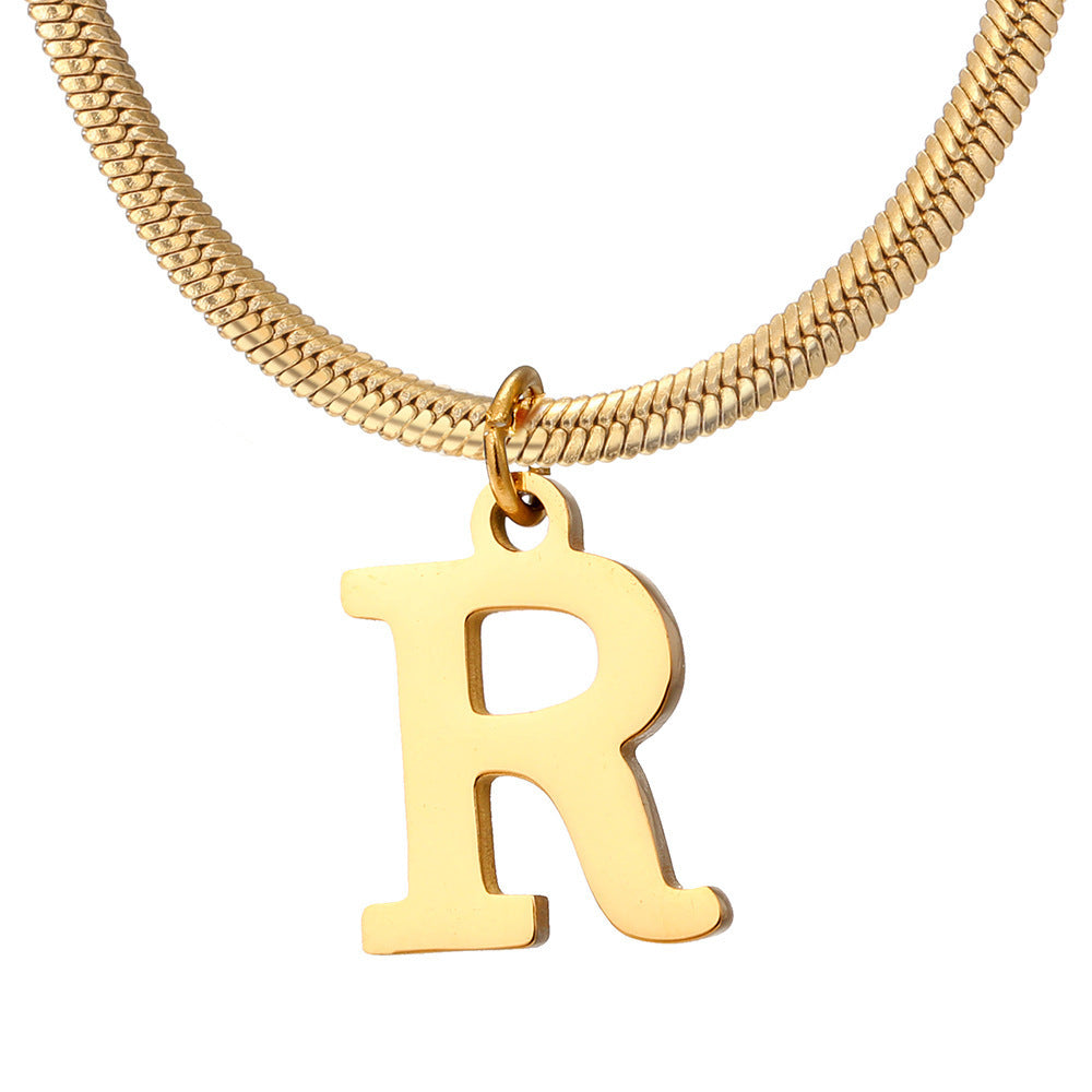 Women's A-Z Letter Pendant Necklace