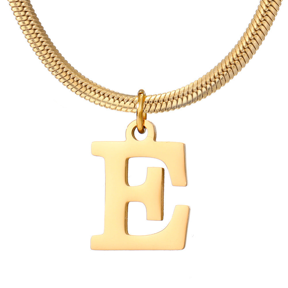 Women's A-Z Letter Pendant Necklace