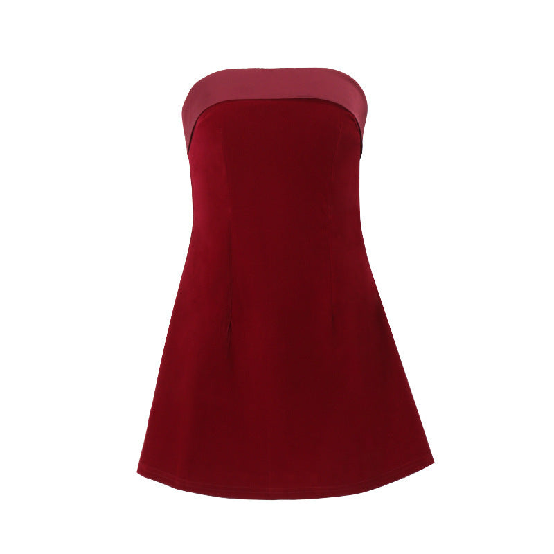 Women's Slim Tube Top Dress