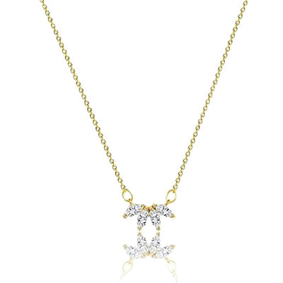 Women's Lotus Flower Pendant Necklace