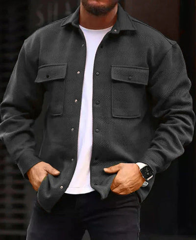 Men's Polo Collar Work Coat