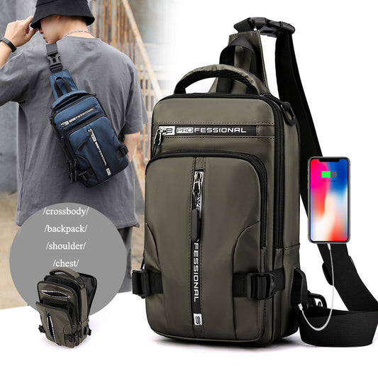 Men's Multifunctional Crossbody Bag