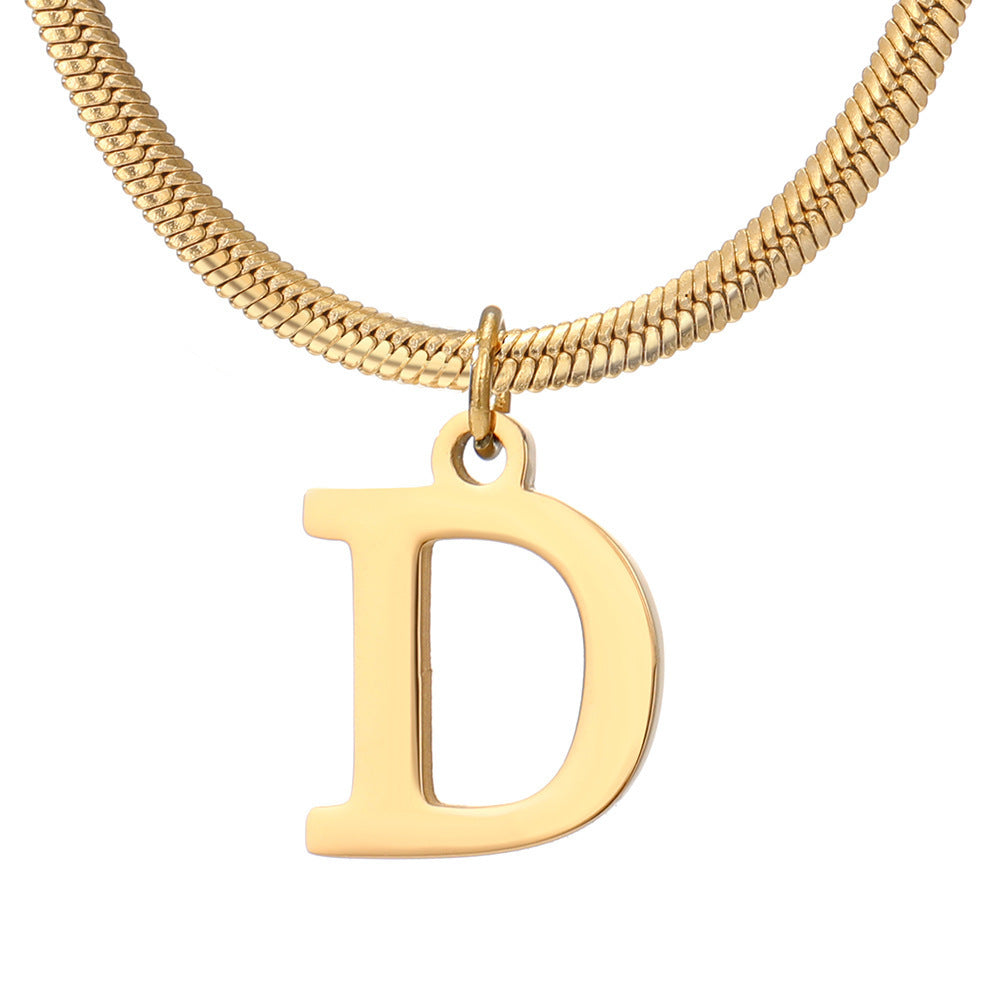 Women's A-Z Letter Pendant Necklace