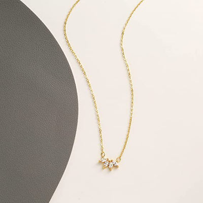 Women's Lotus Flower Pendant Necklace