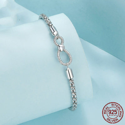 Women's Sterling Silver Infinity Bracelet