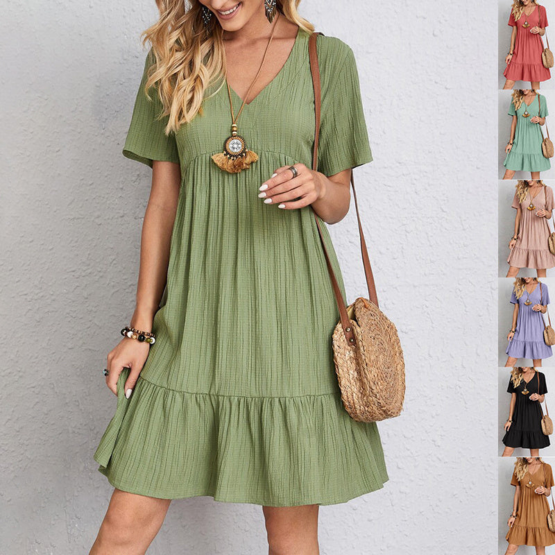 Women's Summer V-Neck Dress