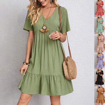 Women's Summer V-Neck Dress