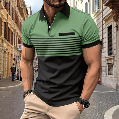 Men's Striped Casual Shirt