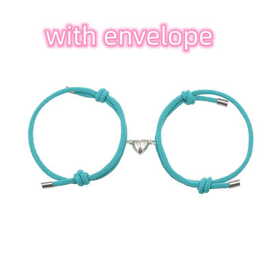 Nylon Magnetic Love Bracelet