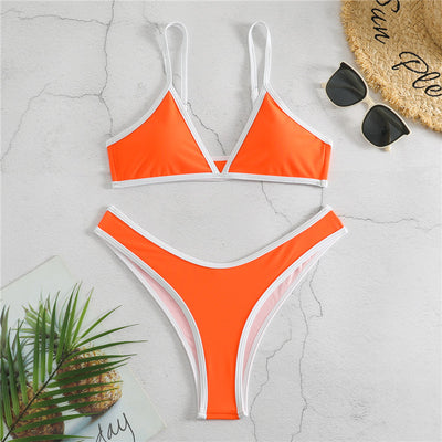 Solid Triangle Bikini