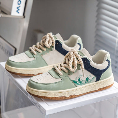 Men's Lace-Up Fashion Sneakers