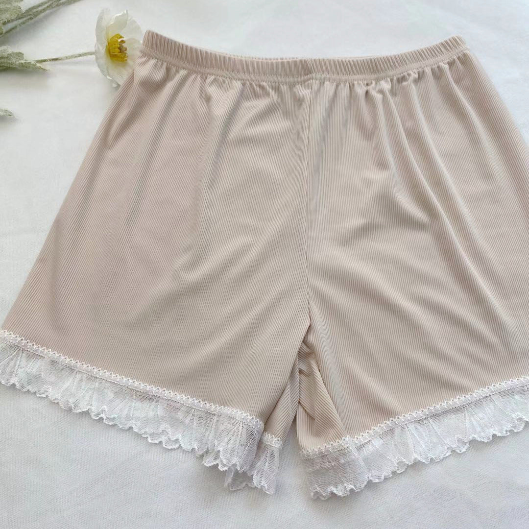Women's Summer Ice Silk Lace Shorts