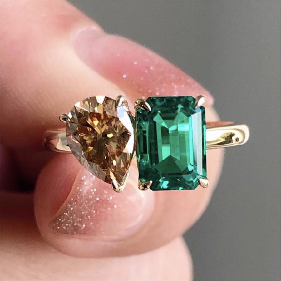 Women's Luxury Zircon Square Ring