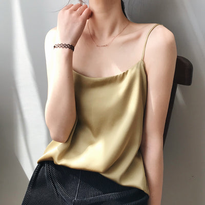 Women's Summer Satin Sling Vest