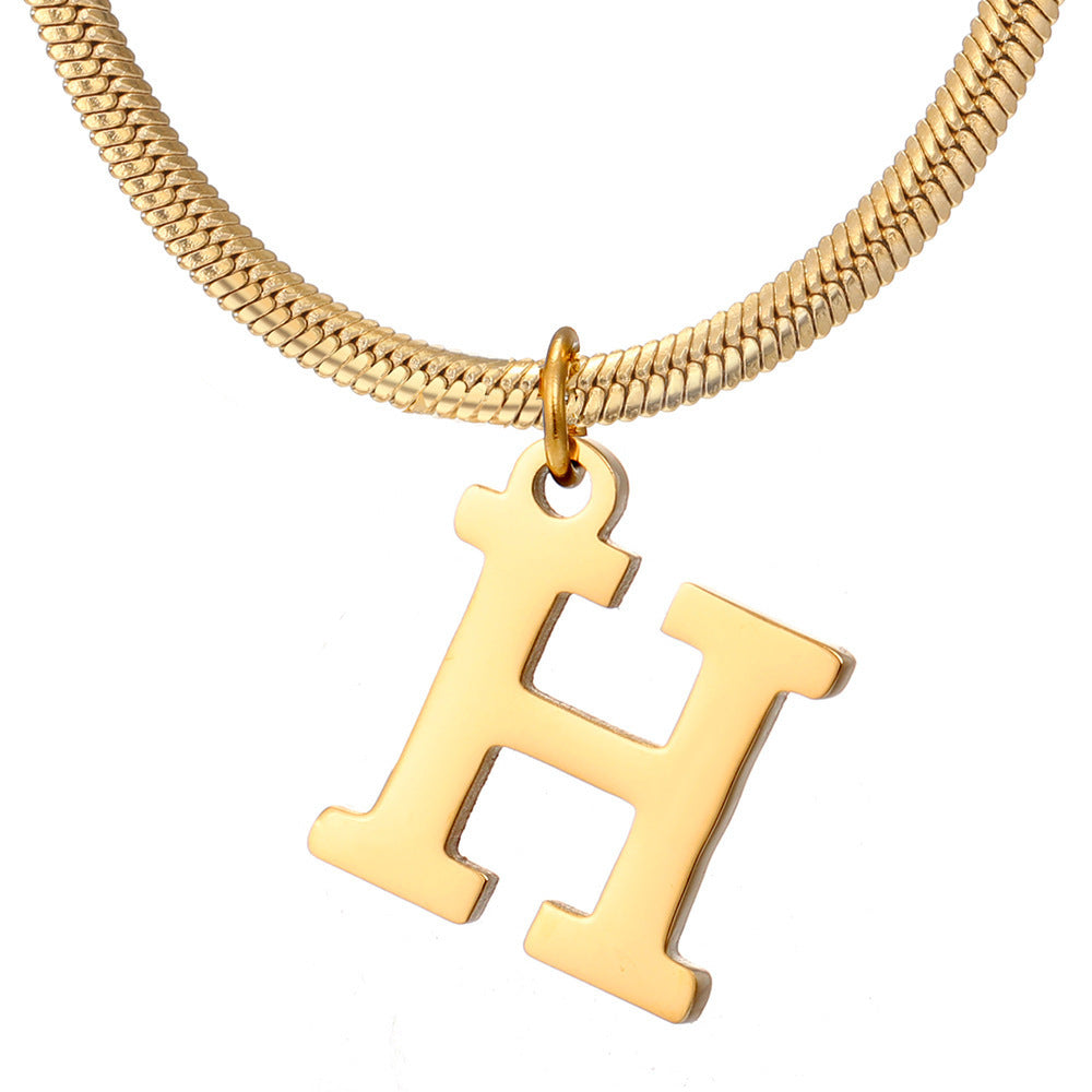 Women's A-Z Letter Pendant Necklace