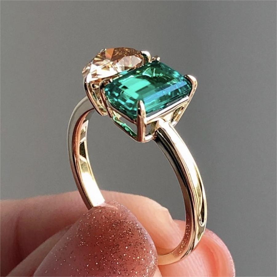 Women's Luxury Zircon Square Ring