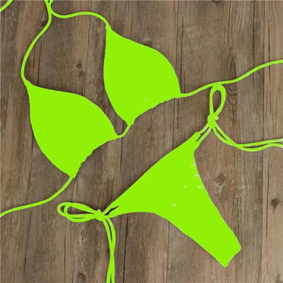 Halter Tie Bikini Set