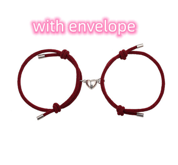 Nylon Magnetic Love Bracelet