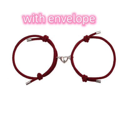 Nylon Magnetic Love Bracelet