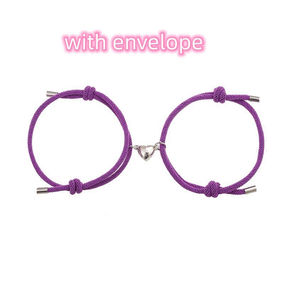 Nylon Magnetic Love Bracelet