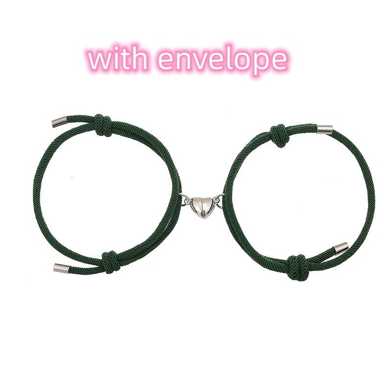 Nylon Magnetic Love Bracelet