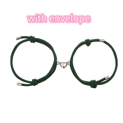 Nylon Magnetic Love Bracelet