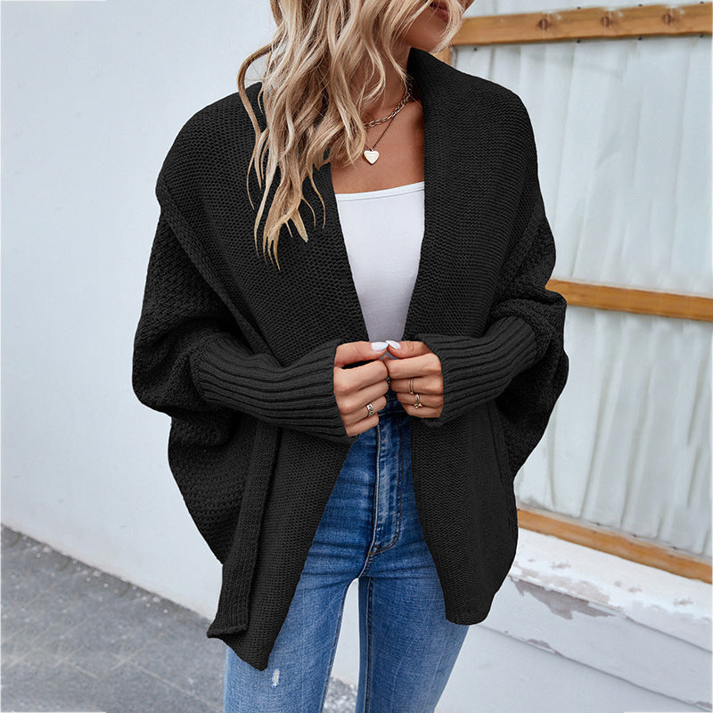 Women's Knitted Batwing Cardigan